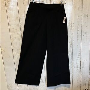 Old Navy Black Wide-Leg Pixie Pants